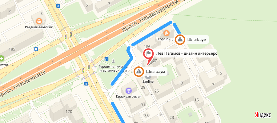 Карта проезда к офису (назначьте встречу ЗАРАНЕЕ)